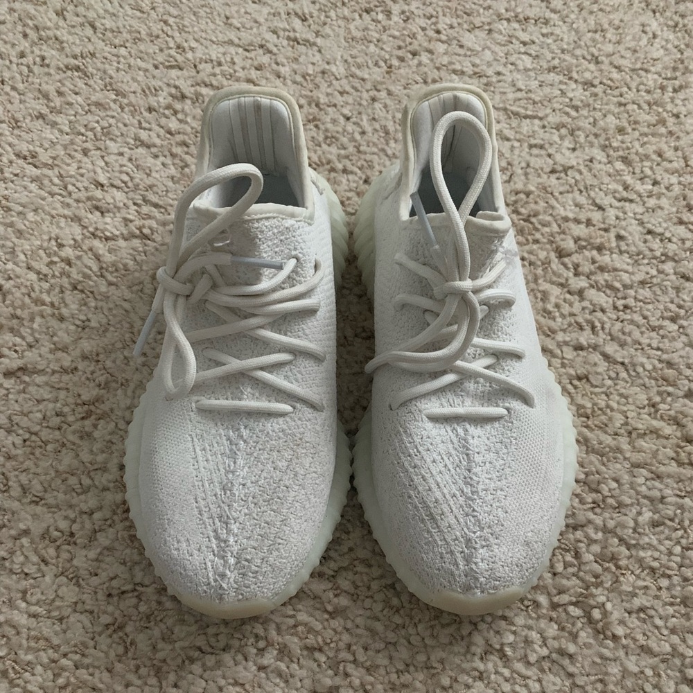 triple white yeezys